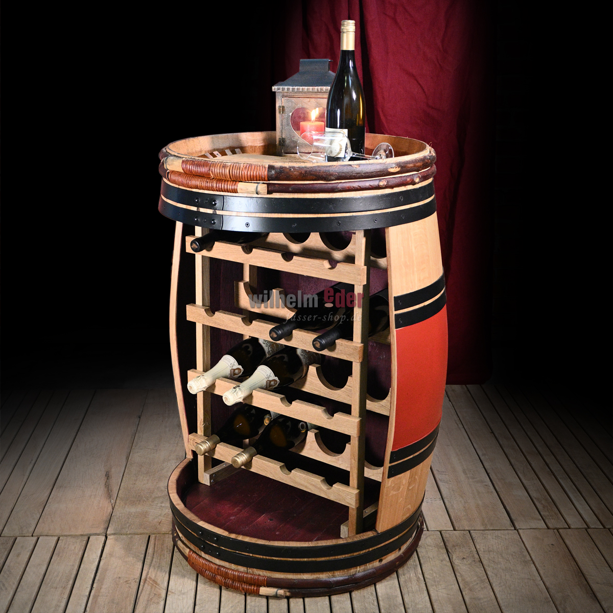 regalfass_flaschenbar_rouge_225l_moebel_1 Bar à bouteilles  - Château Traditional – ROUGE