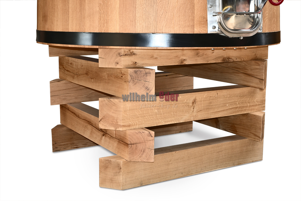Stockage en fût de bois pour cuve de fermentation 