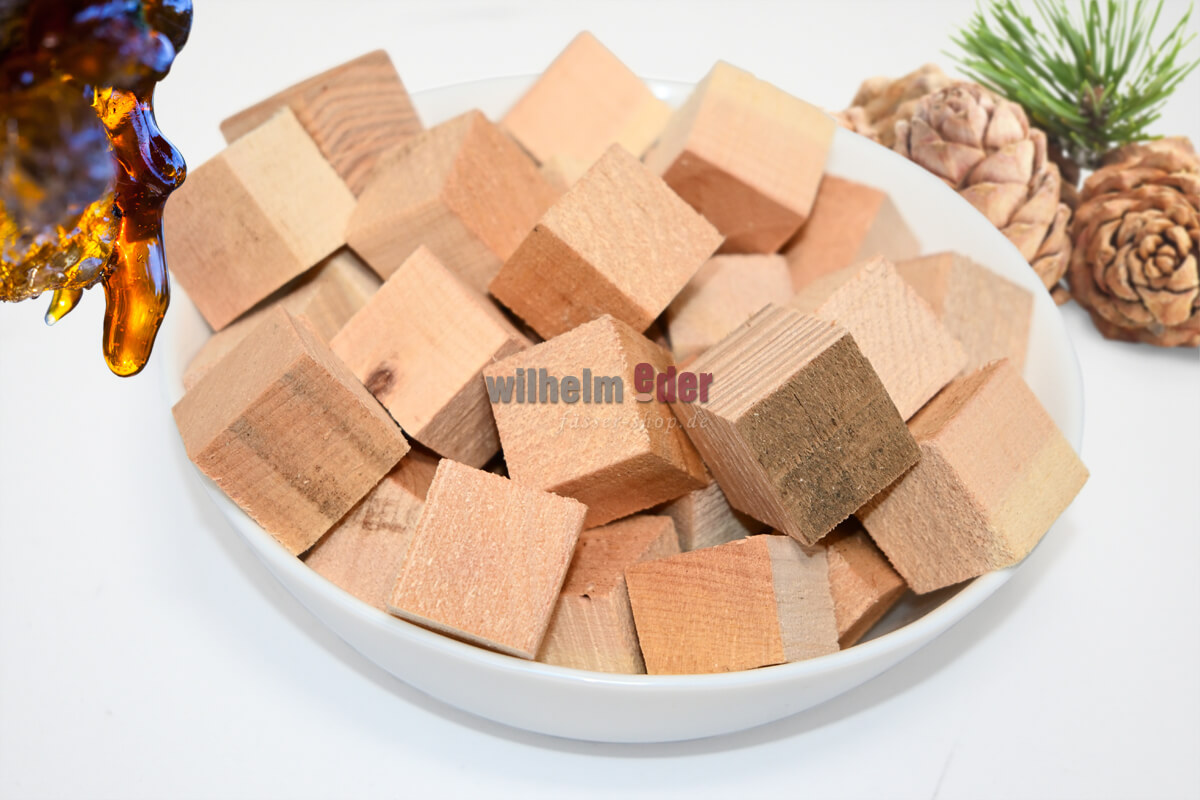 Cubes en bois de cembro 