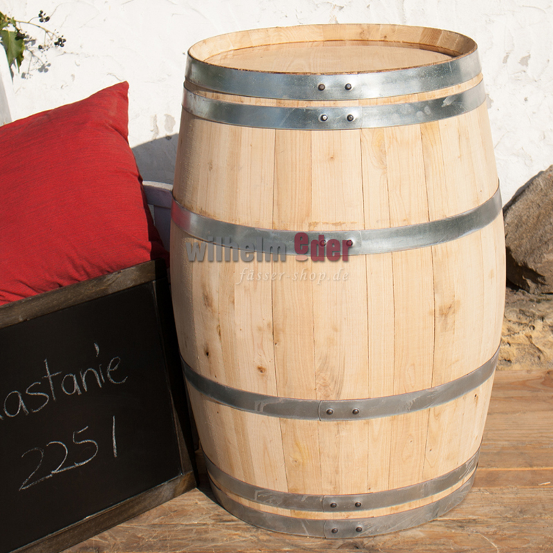 kastanie_deko_1_q Nouveau fût de décoration fabriqué de bois de châtaignier