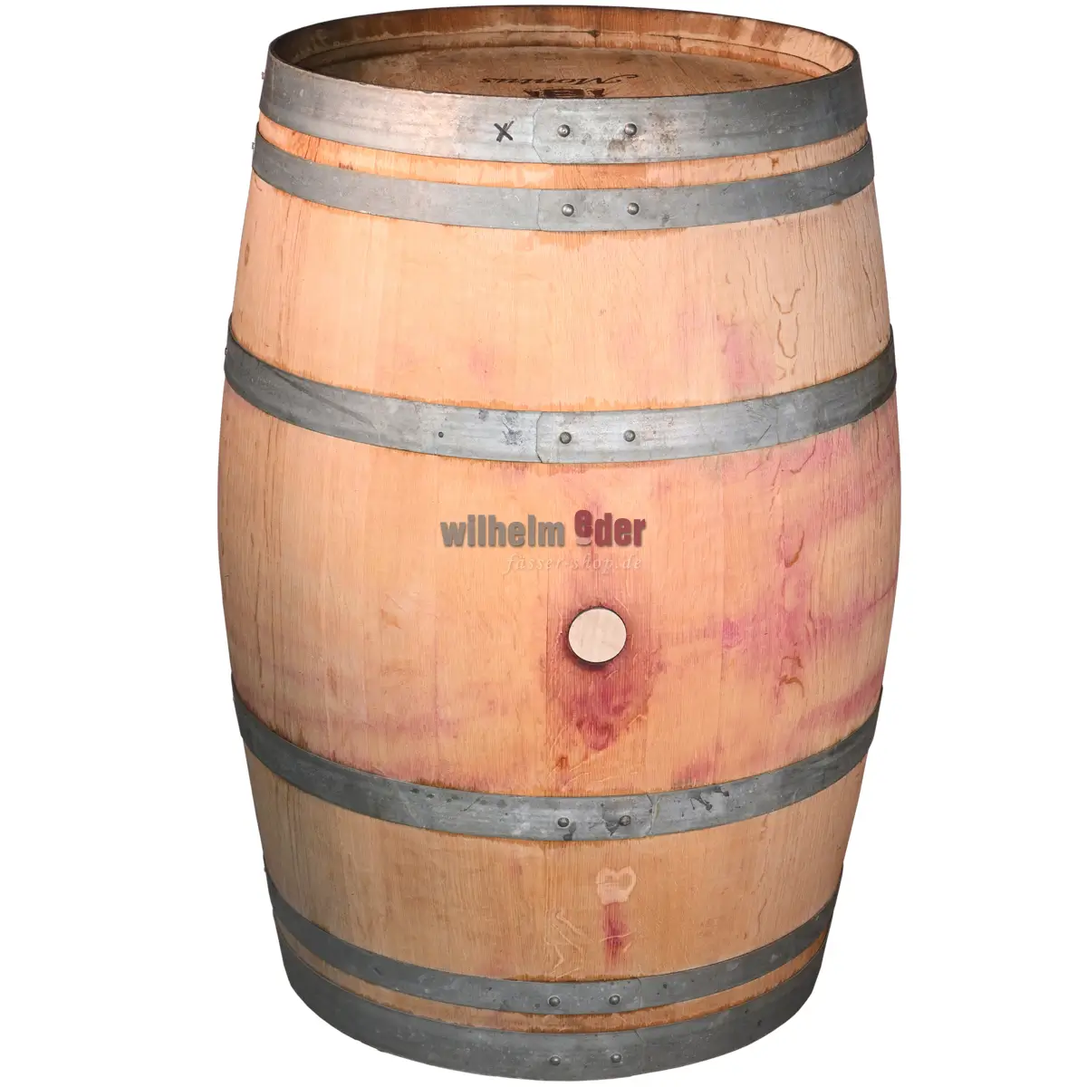 Fût décoration 225 l - exclusive, cercles galvanisé