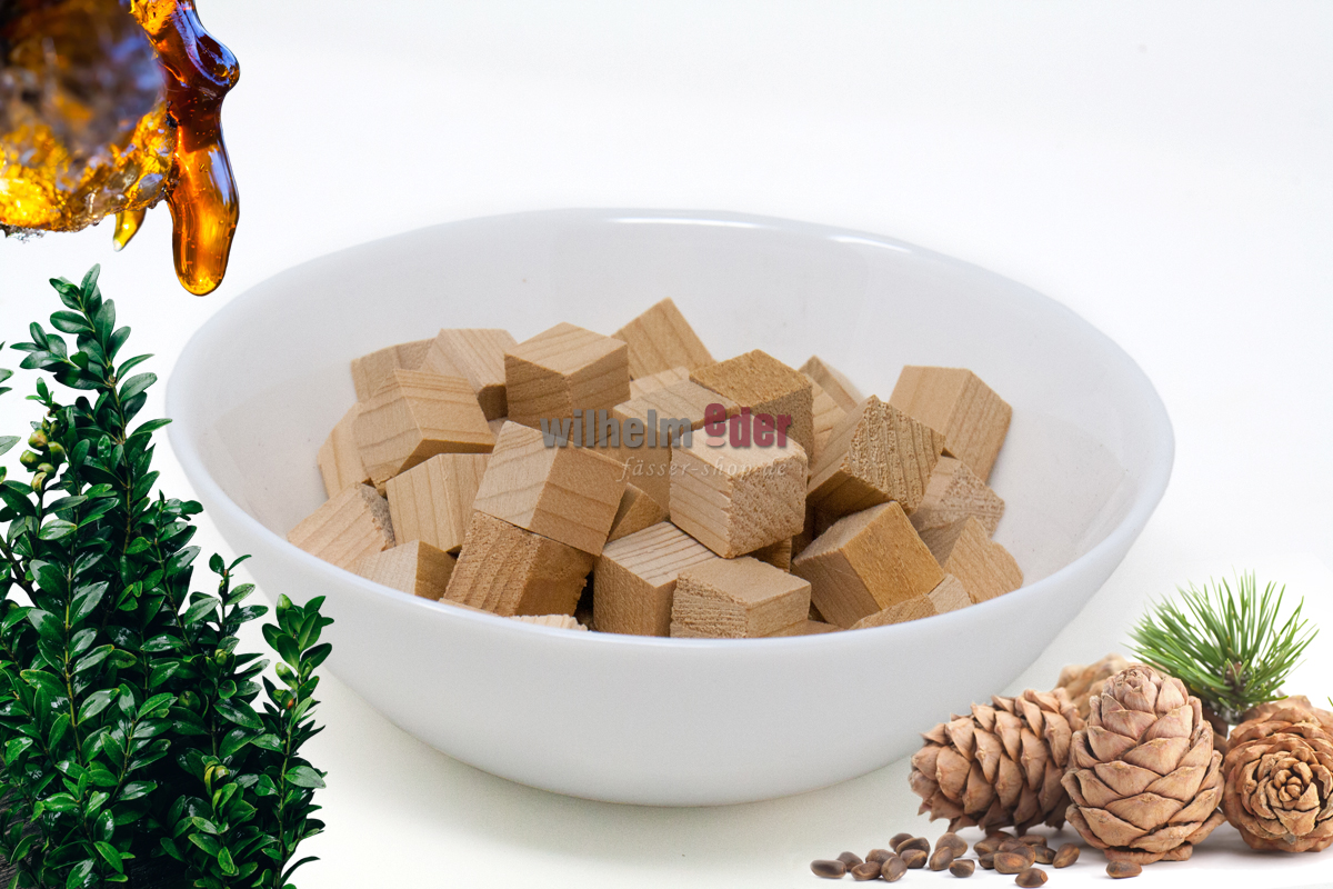 Cubes en bois de cèdre espagnole 