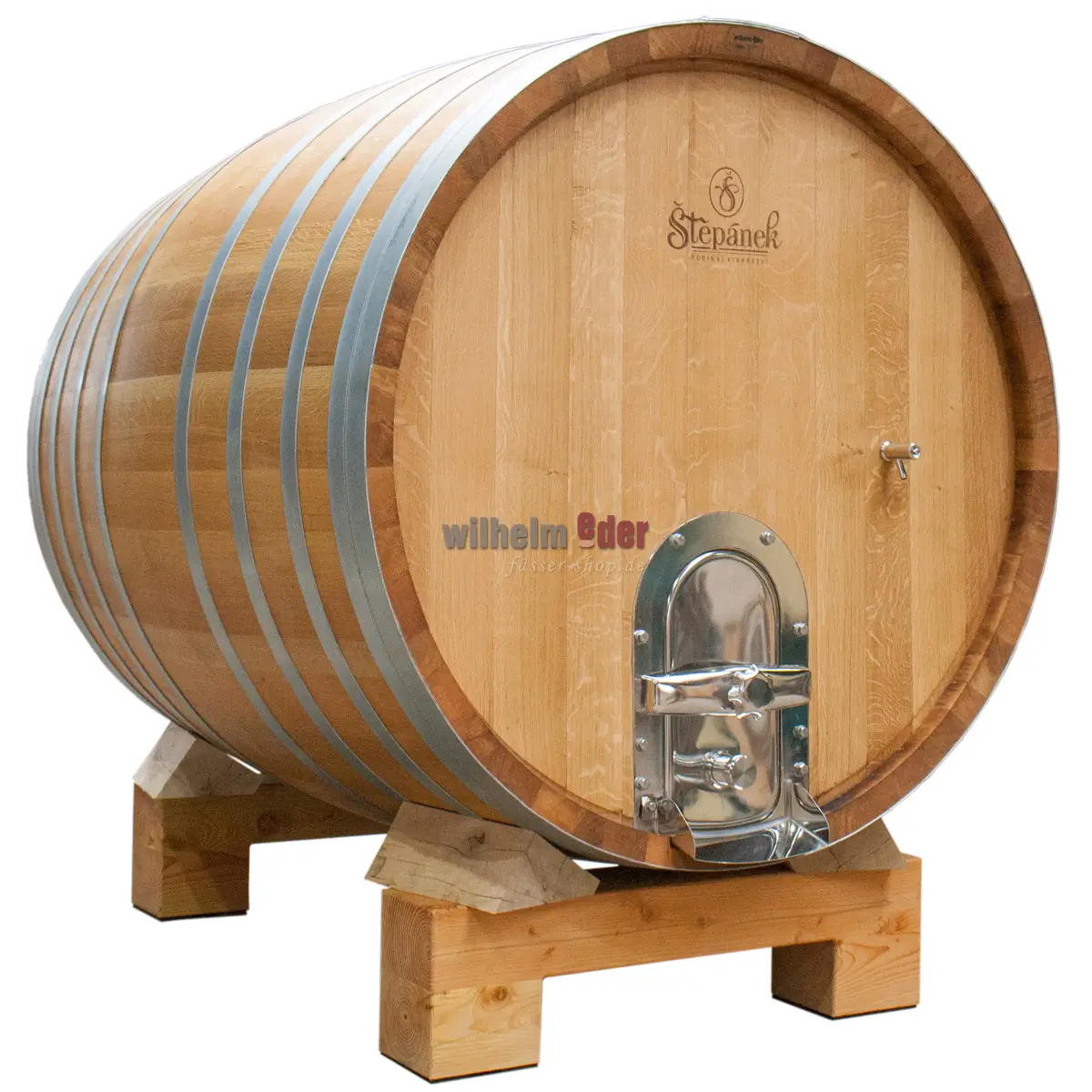 EDER - FassStolz® 2000 l ronde - Chêne allemand