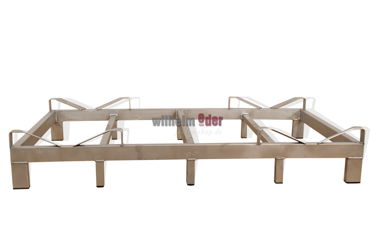 Supports au sol en inox pour 2 fûts 225/228 l