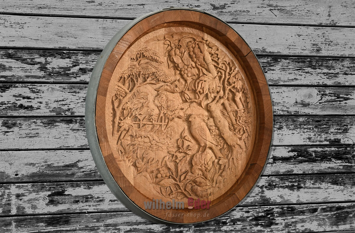 Partie supérieur du fût  - ø 58 cm - sculpté