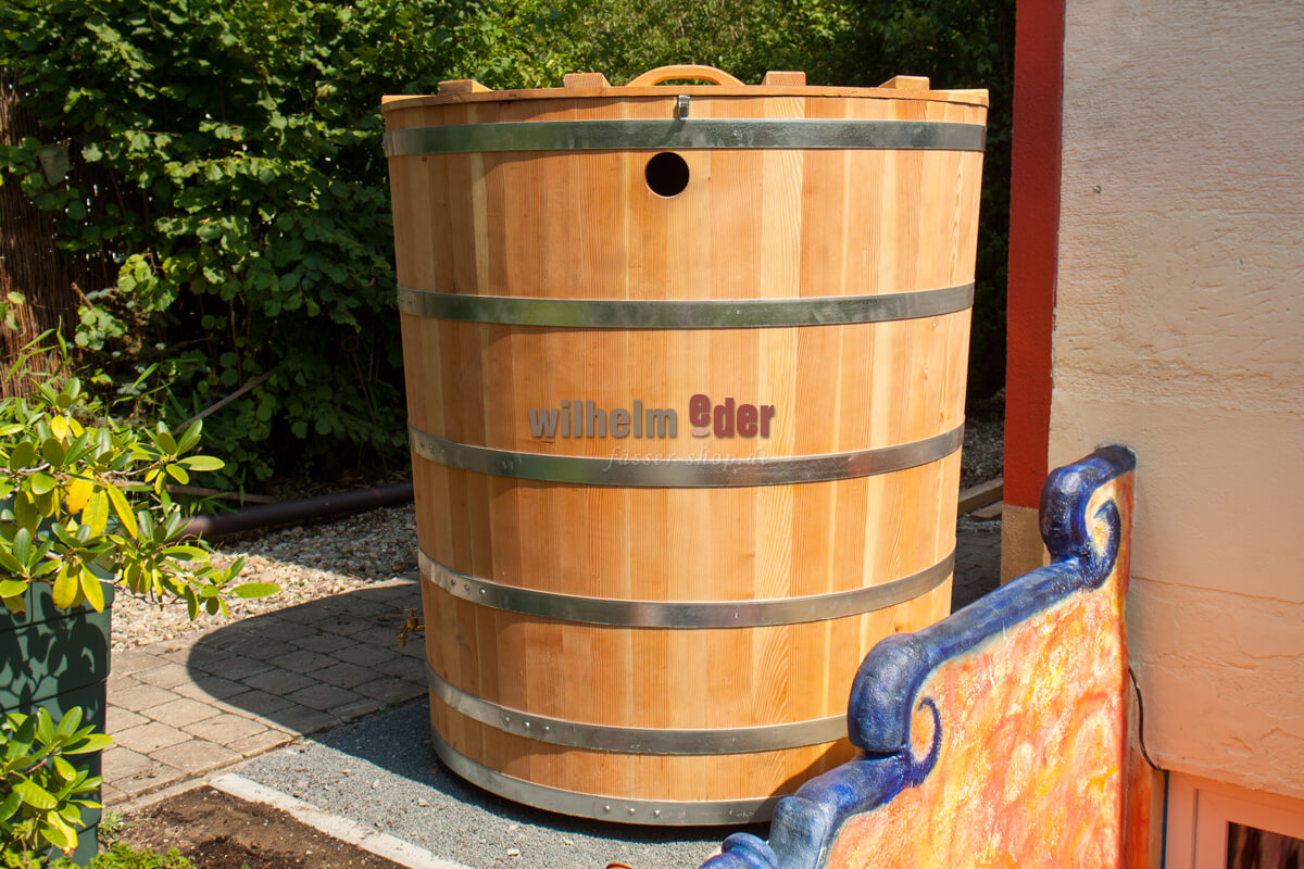 Collecteur de pluie  - douglas - conique env. 2800 l 